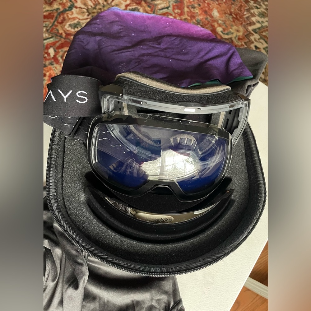 Shady Rays snow goggle Denali - 2 lenses and 2 face shields in case